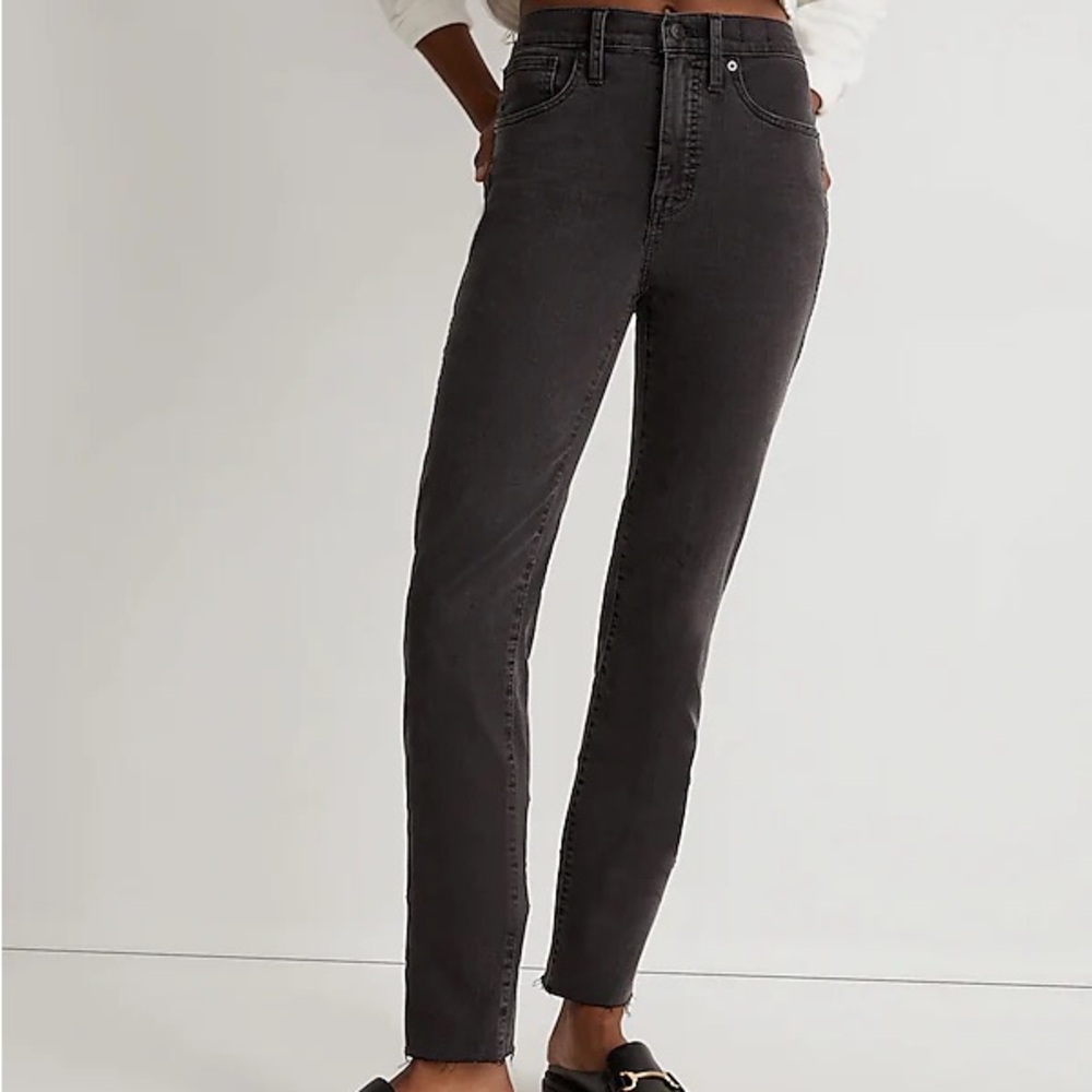 Madewell Women's Skinny Pants - Dark Gray